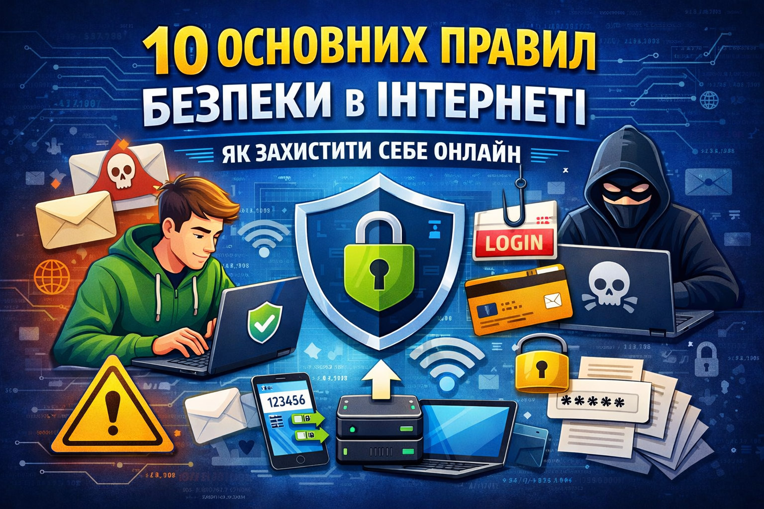 10 Основних Правил Безпеки в Інтернеті: Як Захистити Себе Онлайн